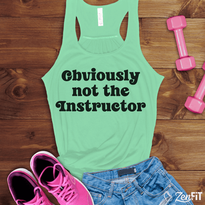 Obviously Not The Instructor Tank Top