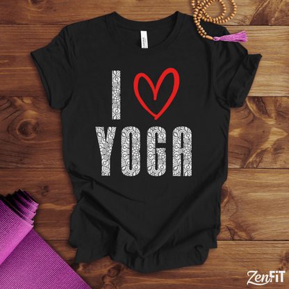 I Love Yoga T-Shirt