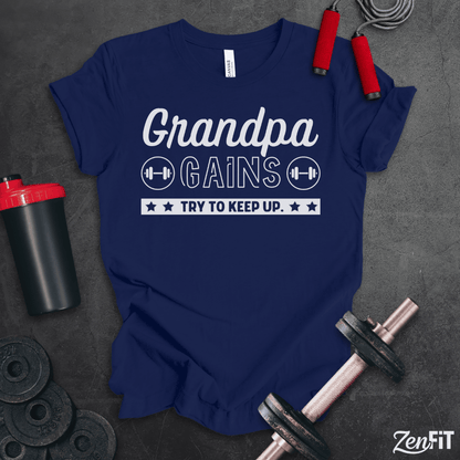 Grandpa Gains T-Shirt