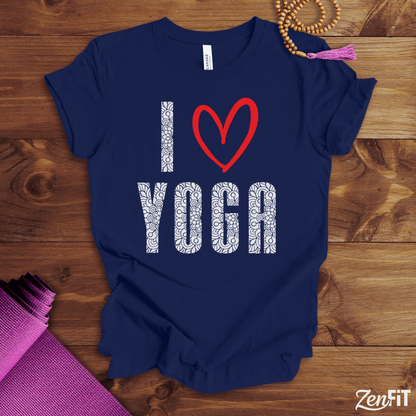 I Love Yoga T-Shirt