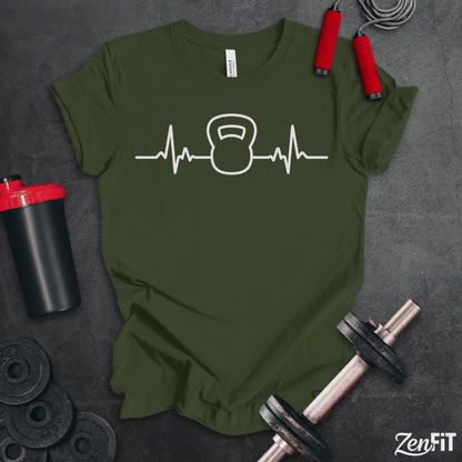 Kettlebell Heartbeat T-Shirt