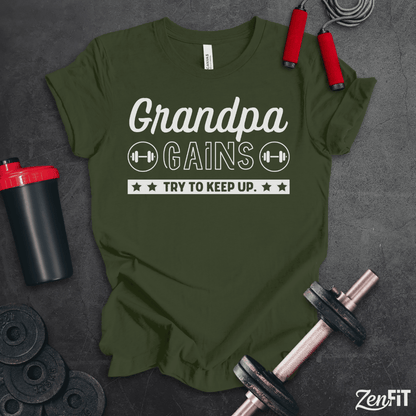 Grandpa Gains T-Shirt
