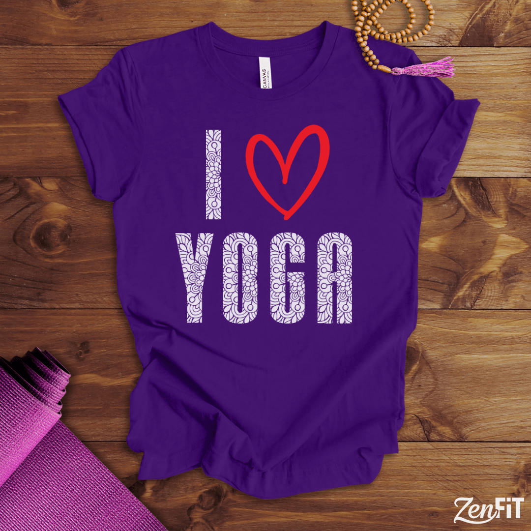 I Love Yoga T-Shirt