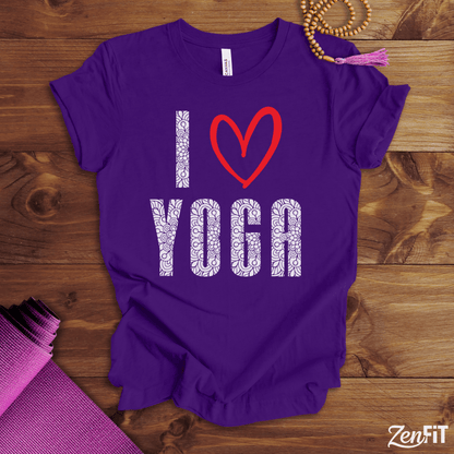 I Love Yoga T-Shirt