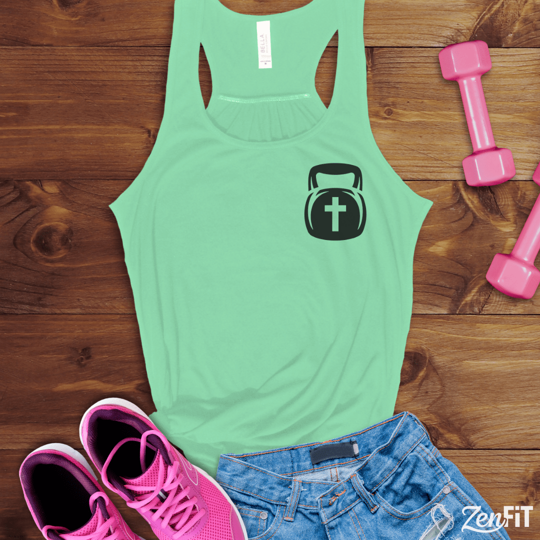 Kettlebell Cross Tank Top
