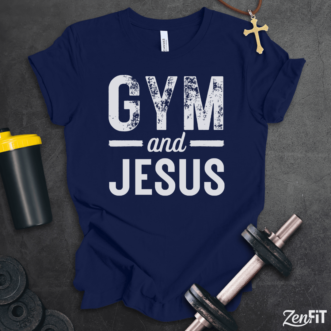 Gym and Jesus T-Shirt