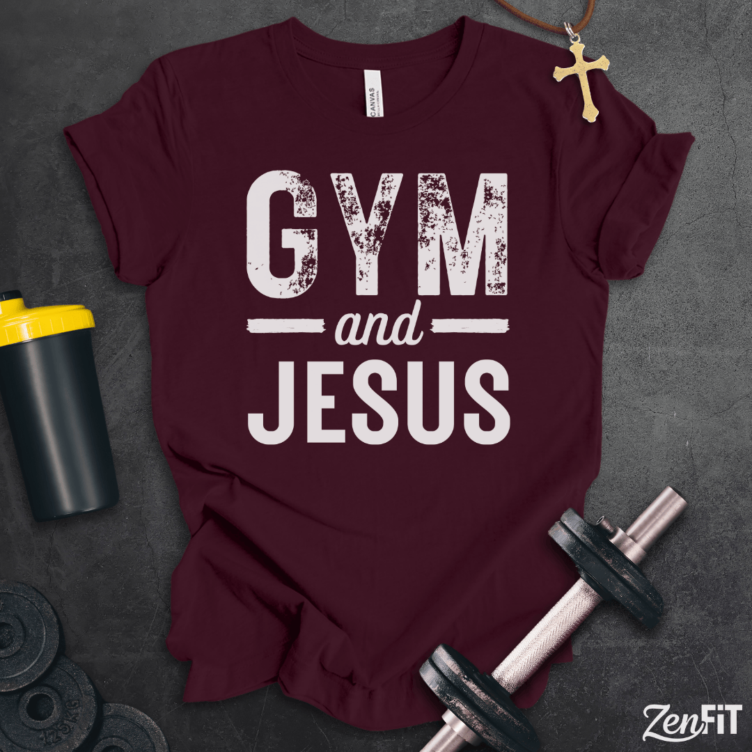 Gym and Jesus T-Shirt