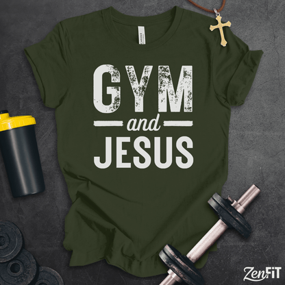 Gym and Jesus T-Shirt