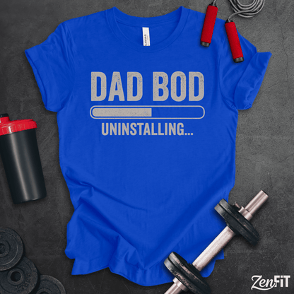 Dad Bod Uninstalling T-Shirt