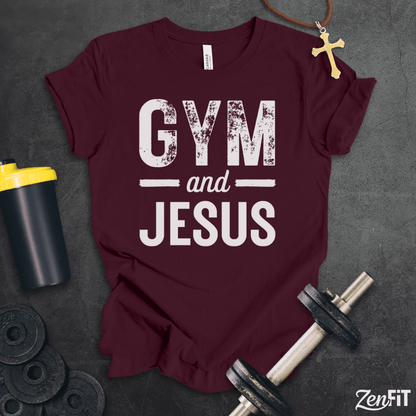Gym and Jesus T-Shirt