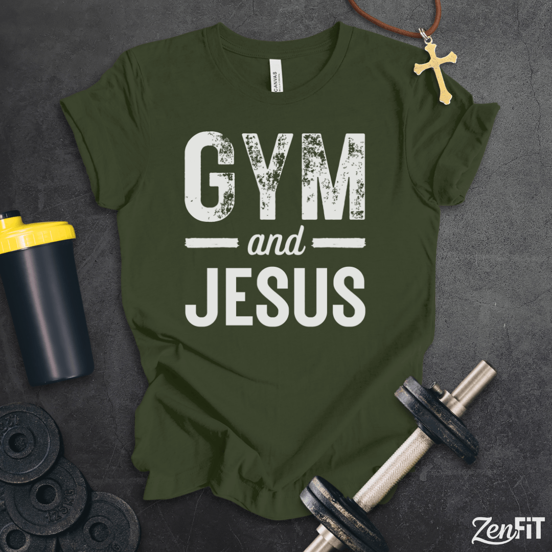 Gym and Jesus T-Shirt