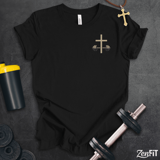 Christian Dumbbell Cross T-Shirt