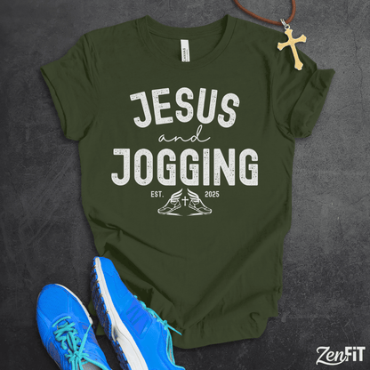 Jesus and Jogging T-Shirt