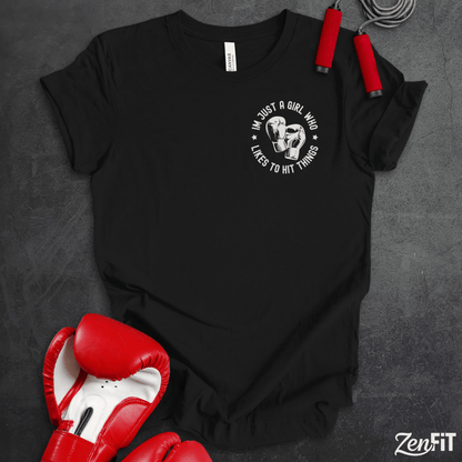 Just A Girl Who Hits Things T-Shirt