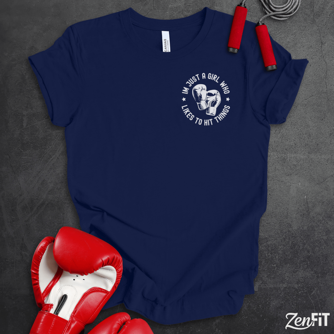 Just A Girl Who Hits Things T-Shirt