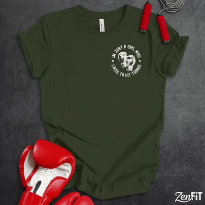 Just A Girl Who Hits Things T-Shirt