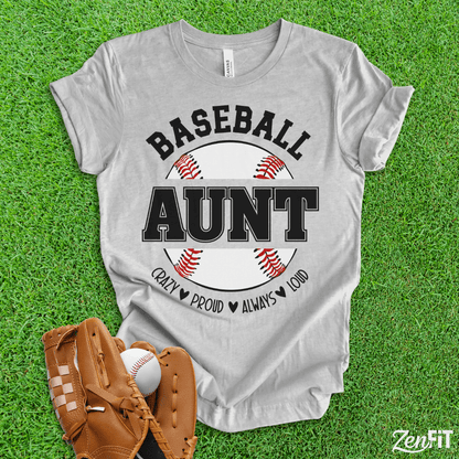 Baseball Aunt T-Shirt