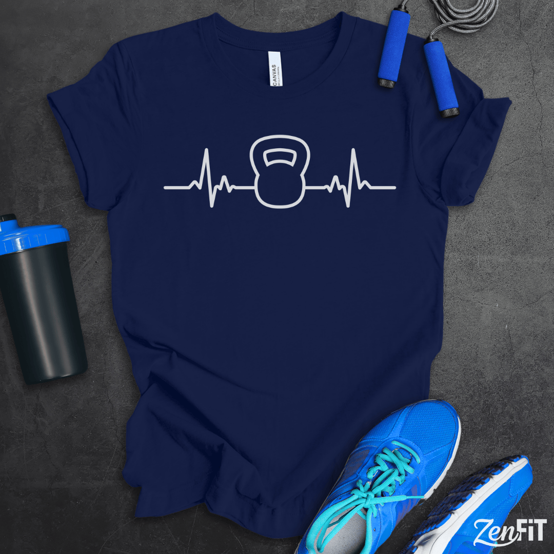 Kettlebell Heartbeat T-Shirt