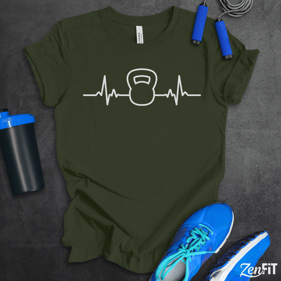 Kettlebell Heartbeat T-Shirt